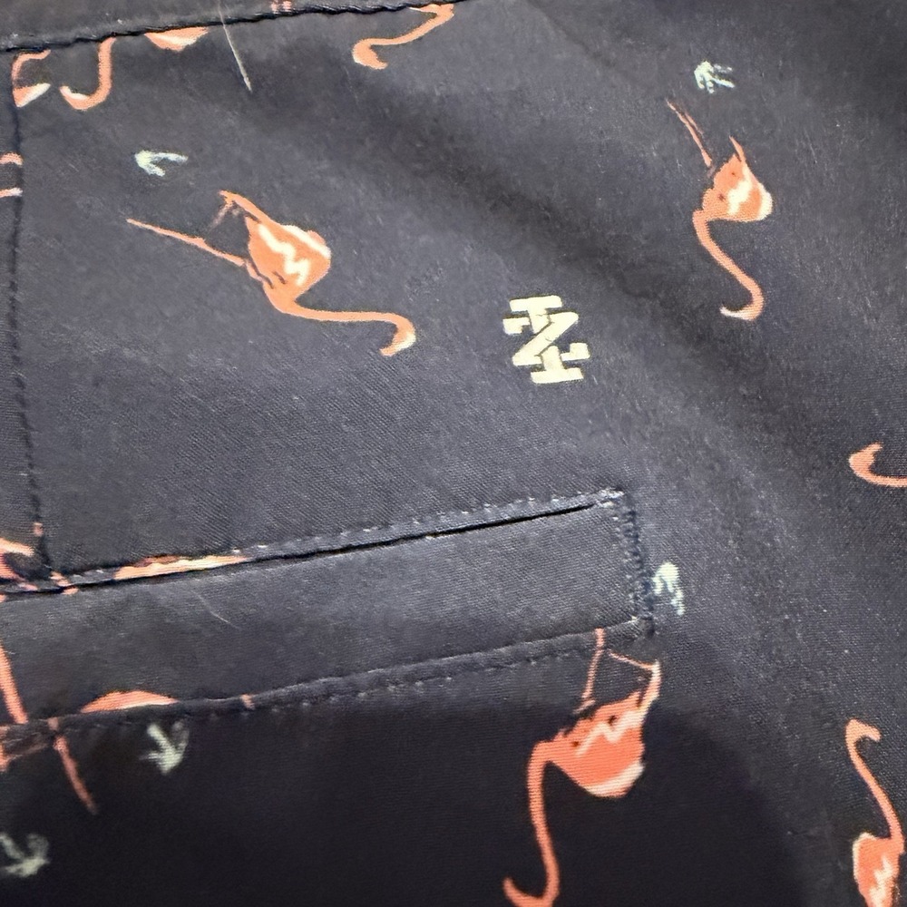 Flirty Women's Fun Flamingo Print IZOD Golf Skort Athleisure Size 14 - Picture 7 of 16